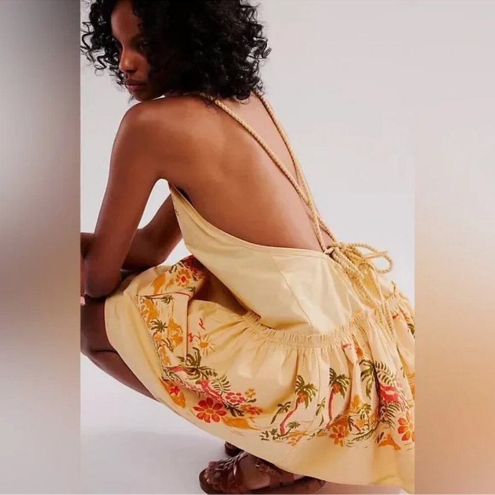 7. NWT Free People Deserted Island Mini Dress - Picture 2 of 5